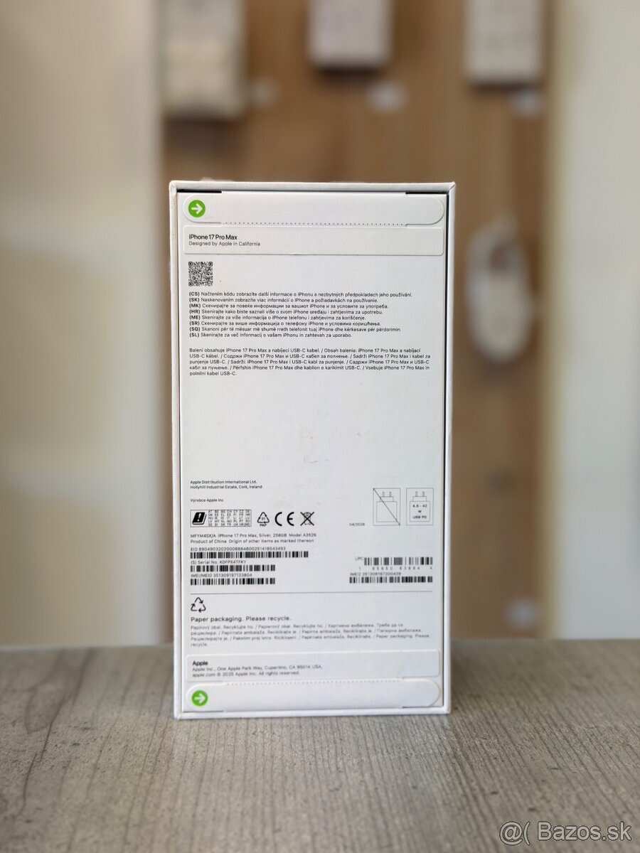 ZÁRUKA - Apple iPhone 17 Pro Max 256GB Silver - 2