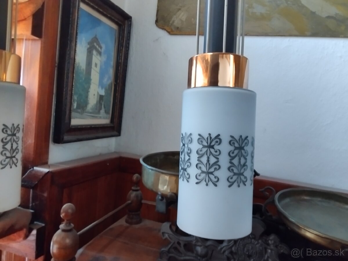 Dvojramenny retro luster - 2