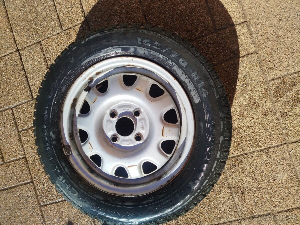 Pneumatiky s diskom 165/70 R 14 - 2