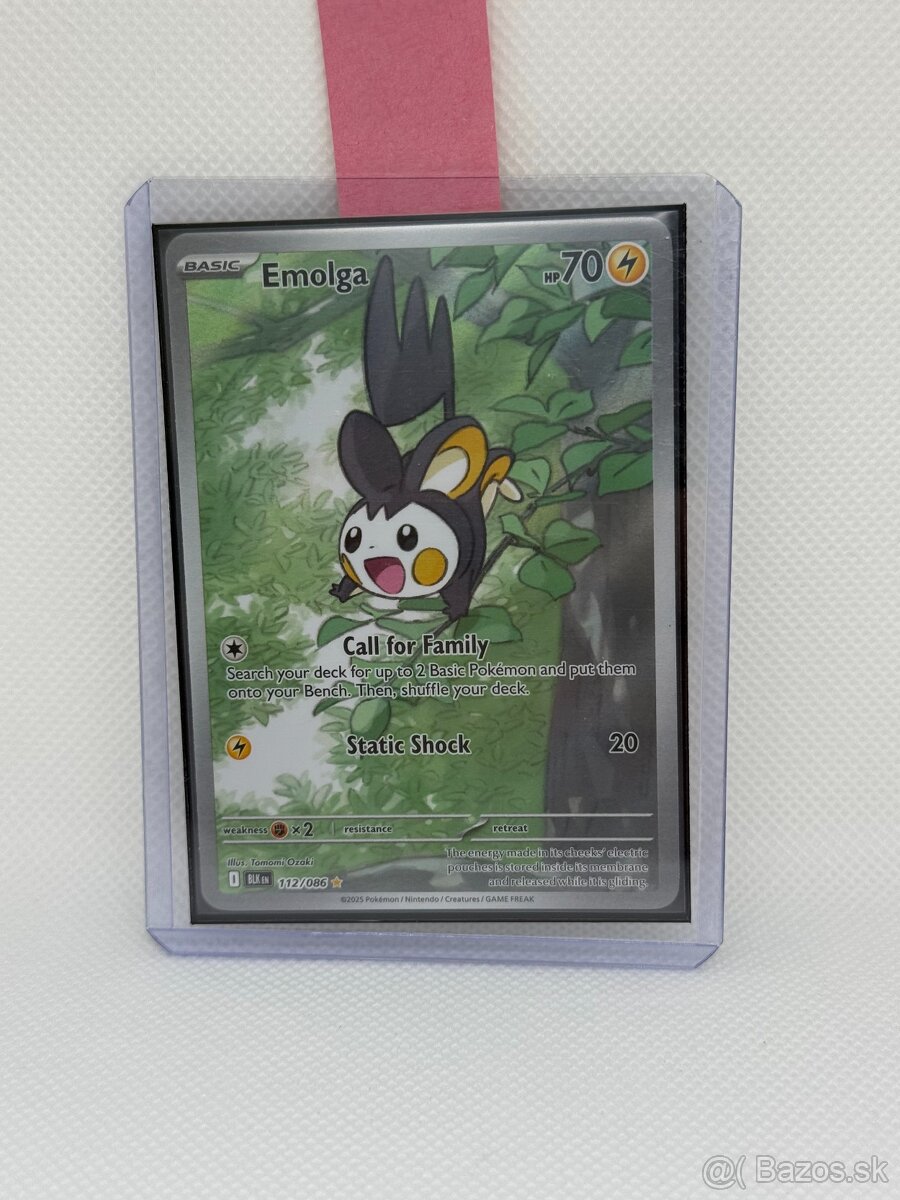 Pokémon karta Emolga 112/086 – NM – ORIGINÁL - 2