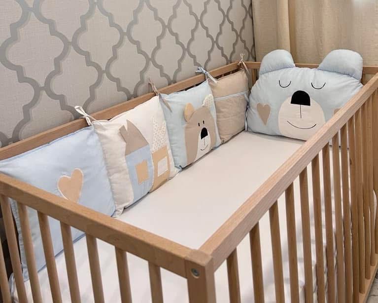 Bavlnený mantinel do postieľky - 2