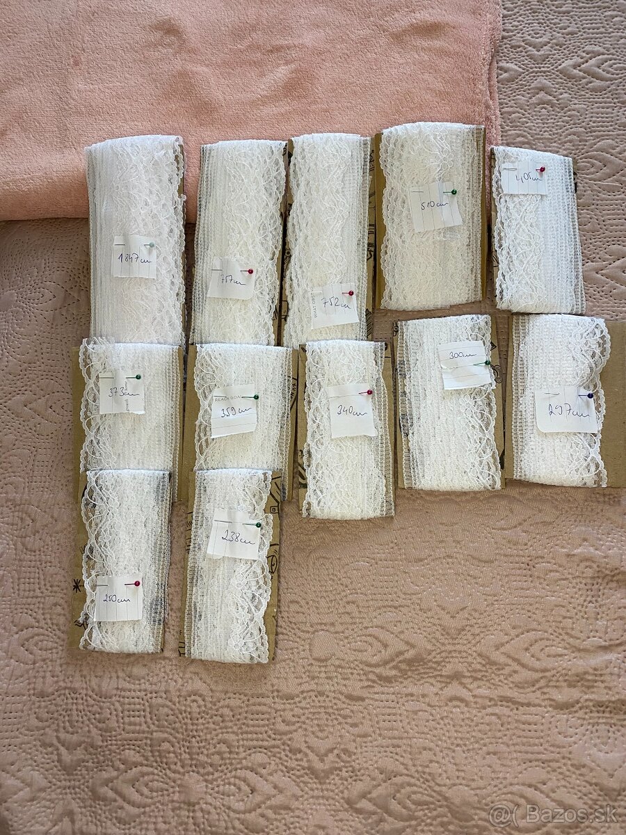 Silonová čipka 3,5cm x cca 64,5m - 2