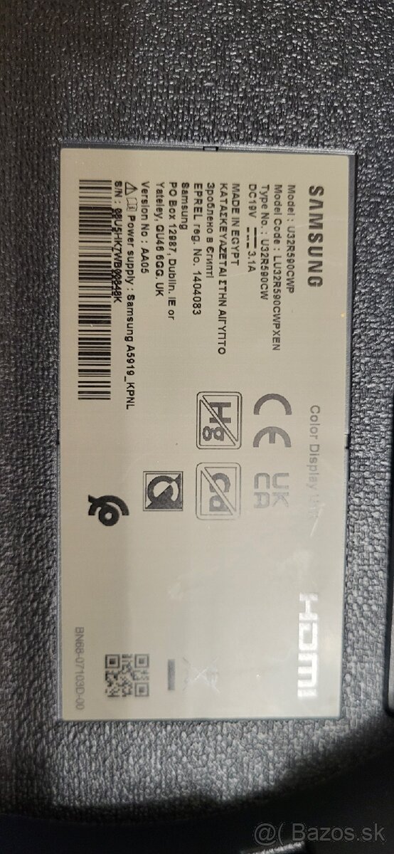 monitor 32" Samsung U32J590
32" Samsung U32J590 - 2