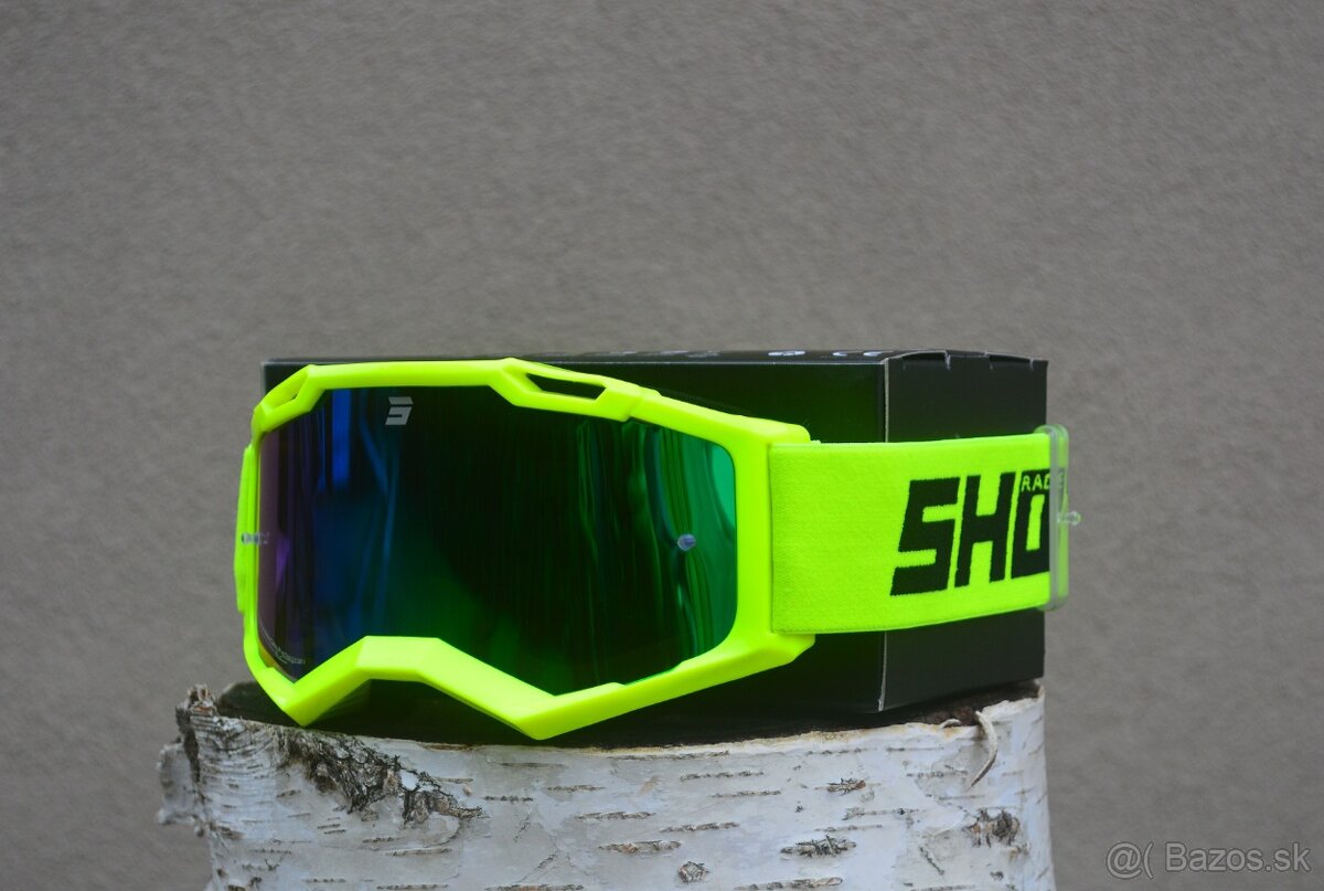 Predám mx okuliare SHOT žlté zrk.sklo - 2