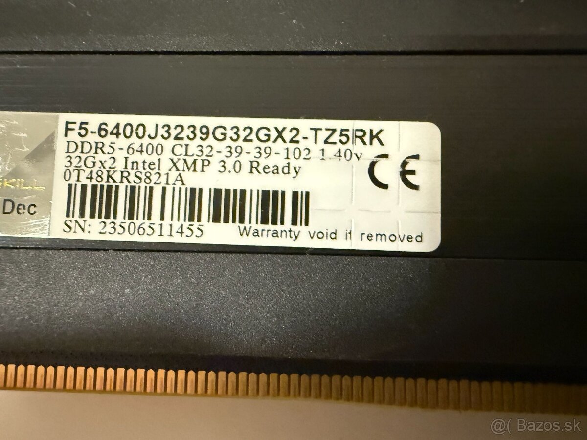G.Skill DDR5 64GB 6400MHz CL32 - 2