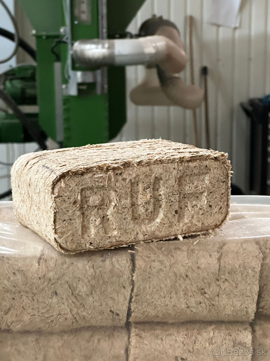 BRIKETY RUF, vyrobené na Slovensku. - 2