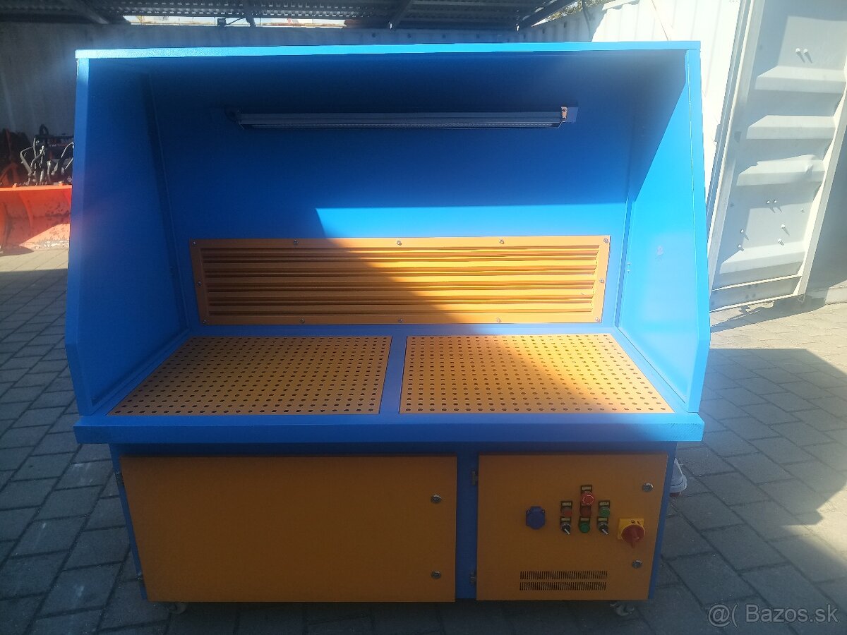 Odsávací stôl na brúsenie – 1500 × 1000 × 1600 mm - 2