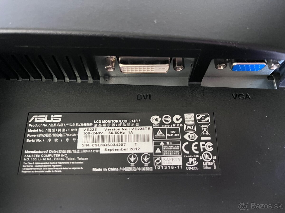 LCD ASUS VE 228 - 2