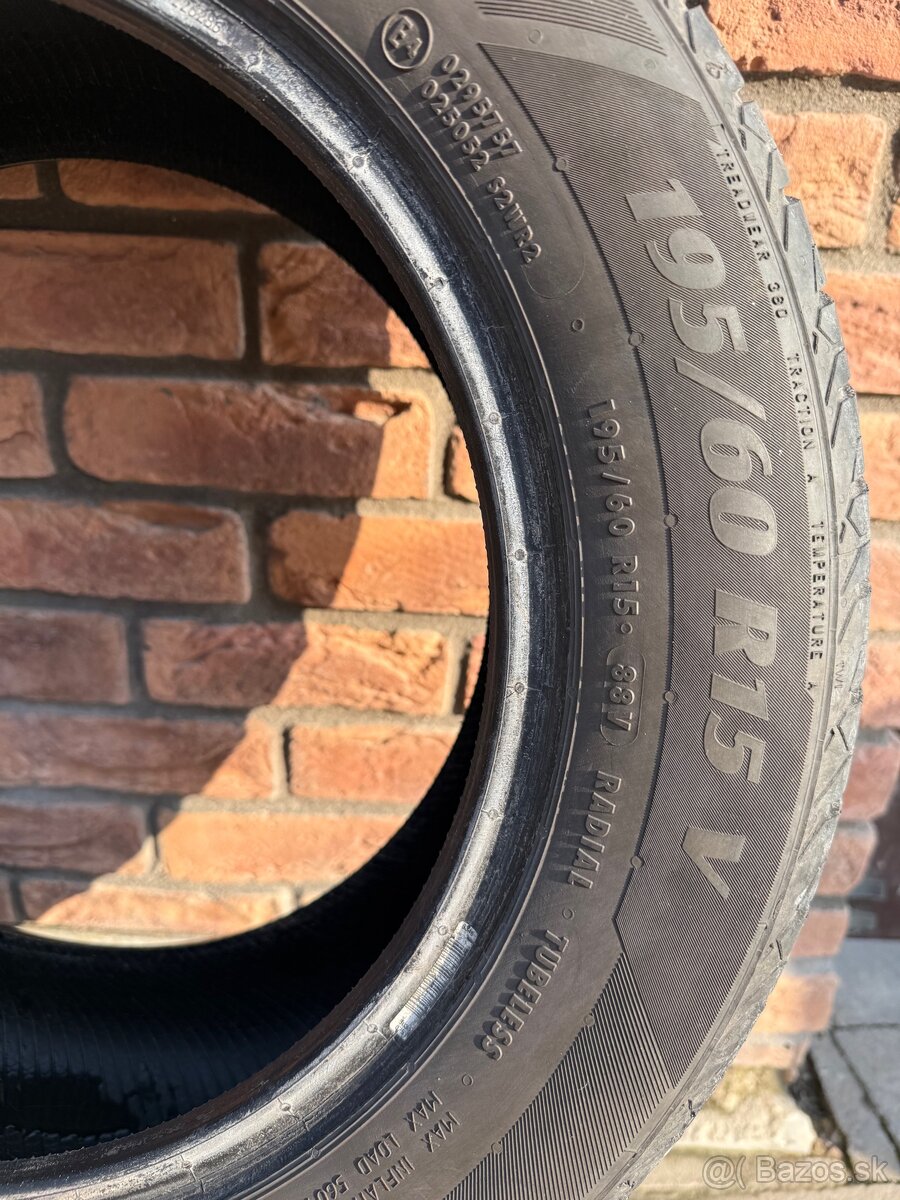 Predam letné pneumatiky 195/60 r15 - 2