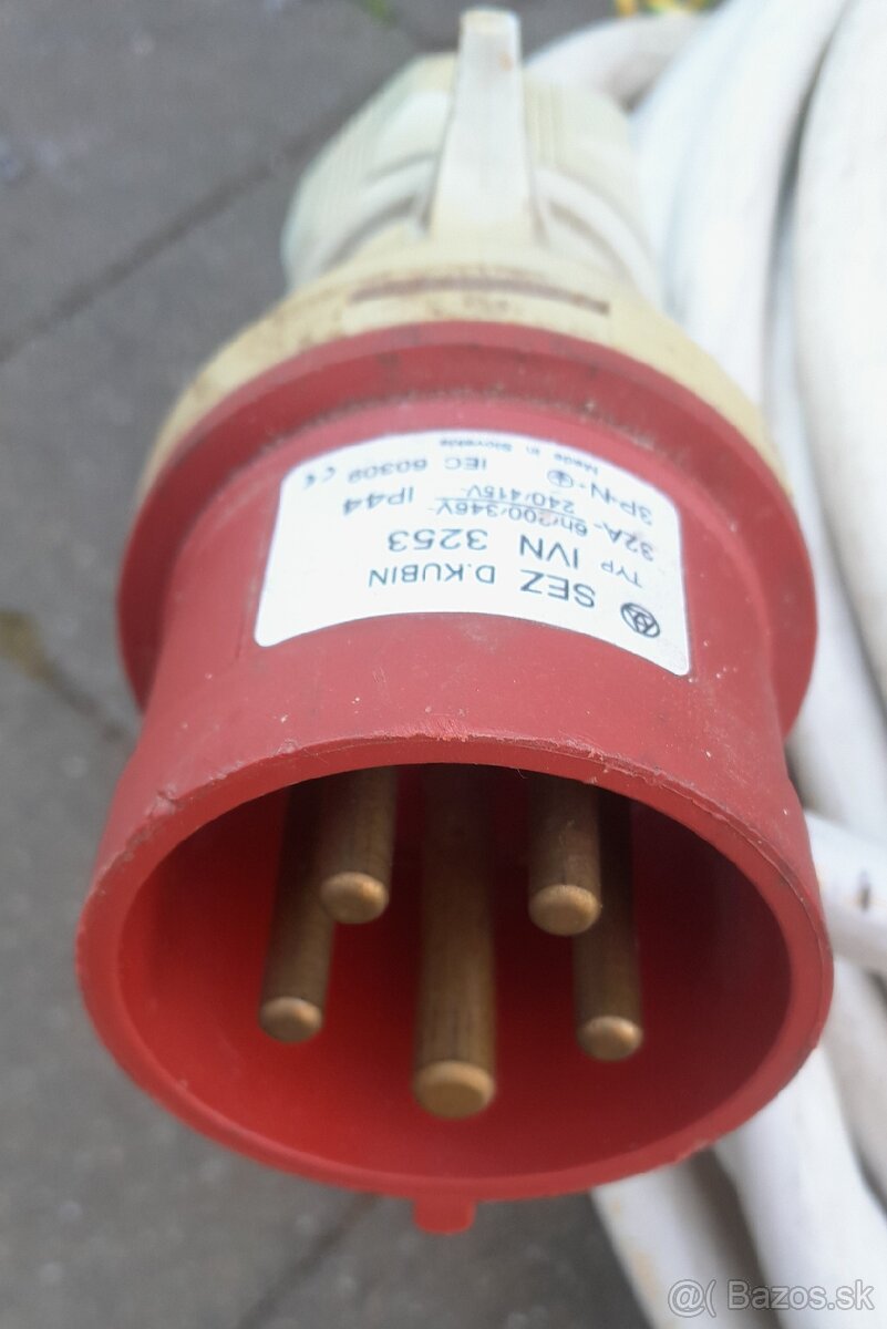Predlžovací kábel 380v 5x4,0 - 2