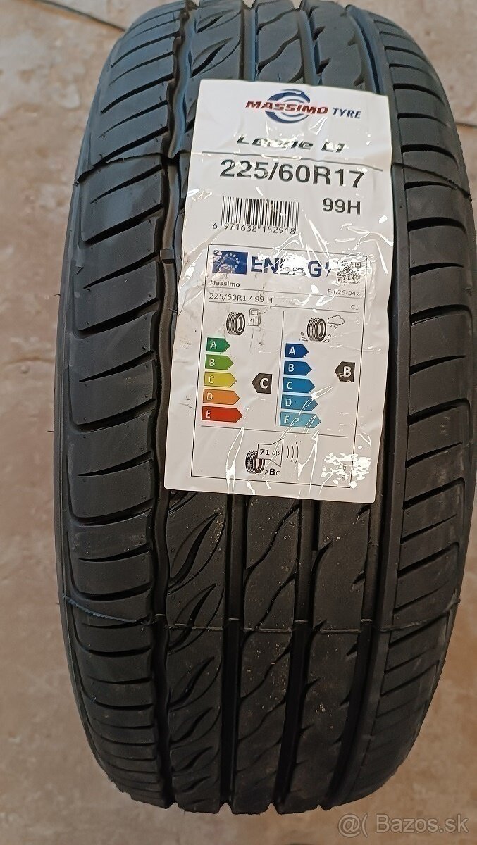 225/60 R17 letné pneumatiky 2024 - 2