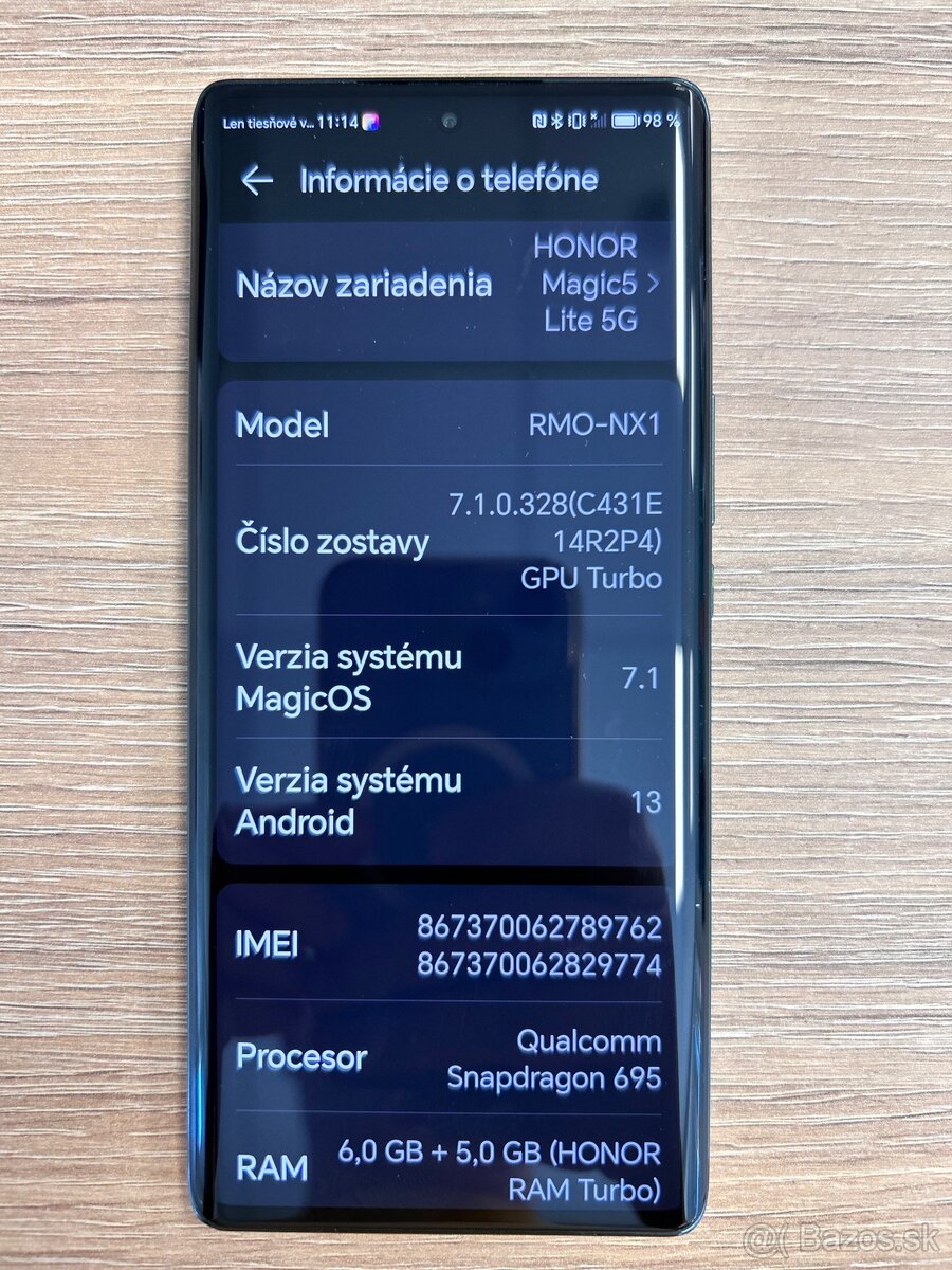 Predam Honor Magic 5Lite 6GB/128GB - 2