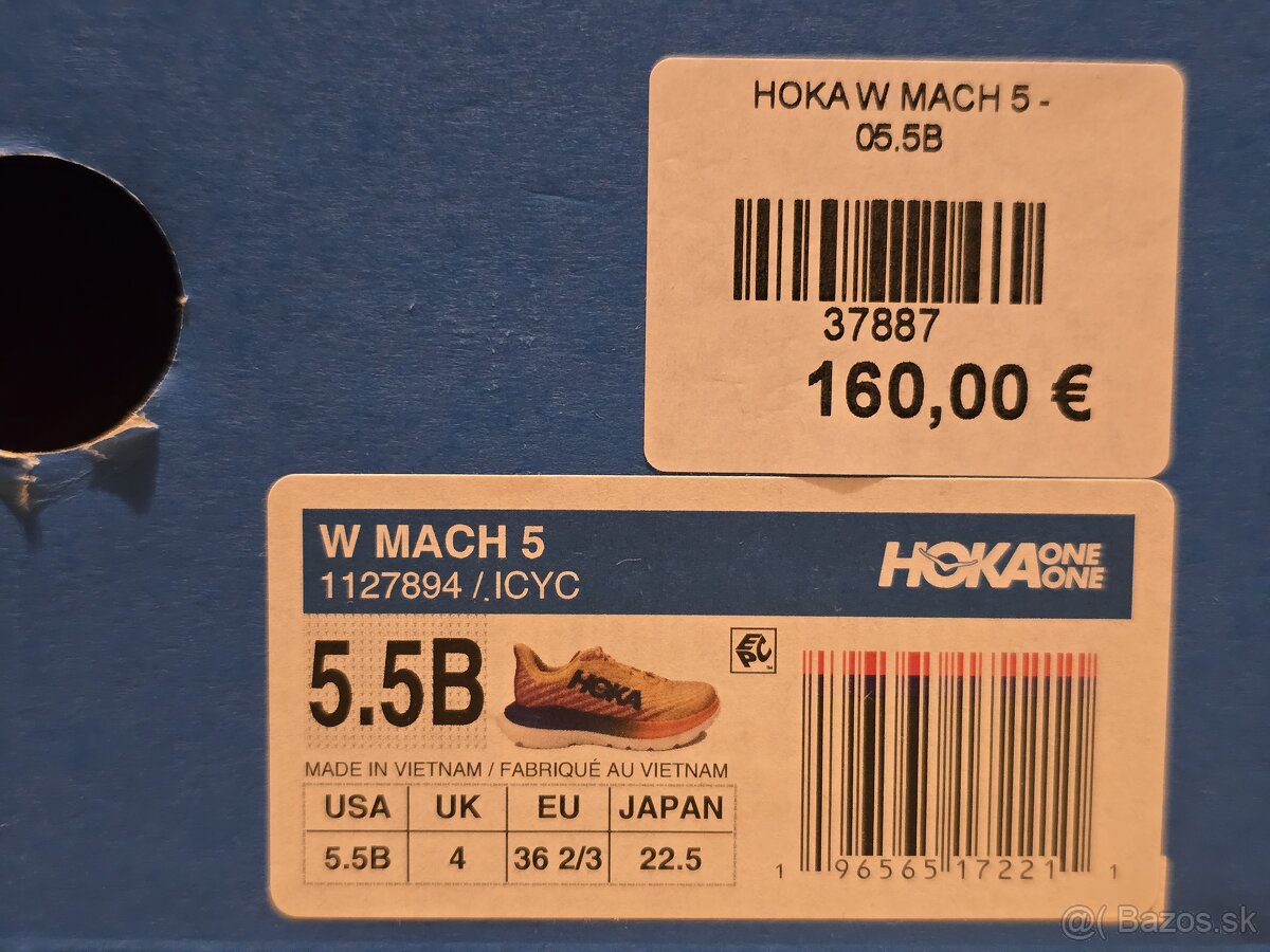 HOKA Mach 5 W 36 2/3, Carbon X3 M 46 - 2