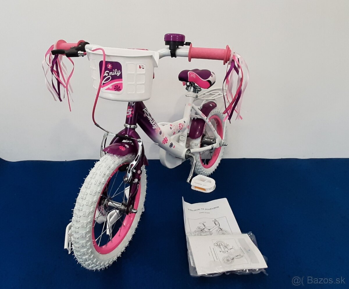 Detský bicykel 14 Pink - 2