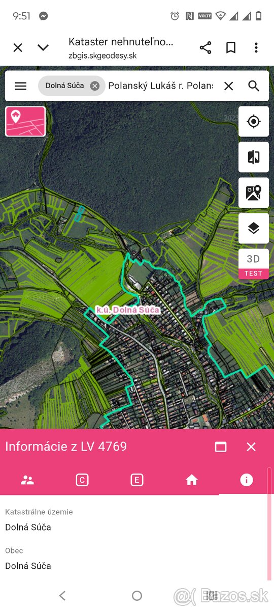 Pozemok Dolná Súča 1435m2 - 2
