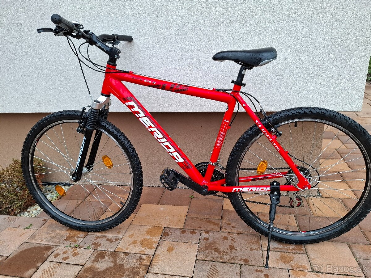 Horsky odpruzeny hlinikovy bicykel MERIDA 26" - 2