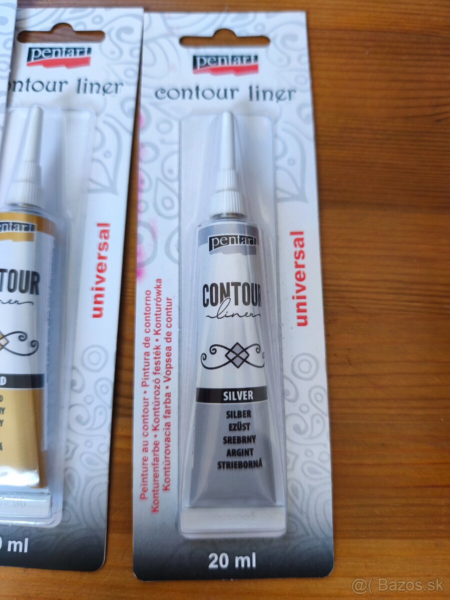 Konturovacie farby, penart - 2