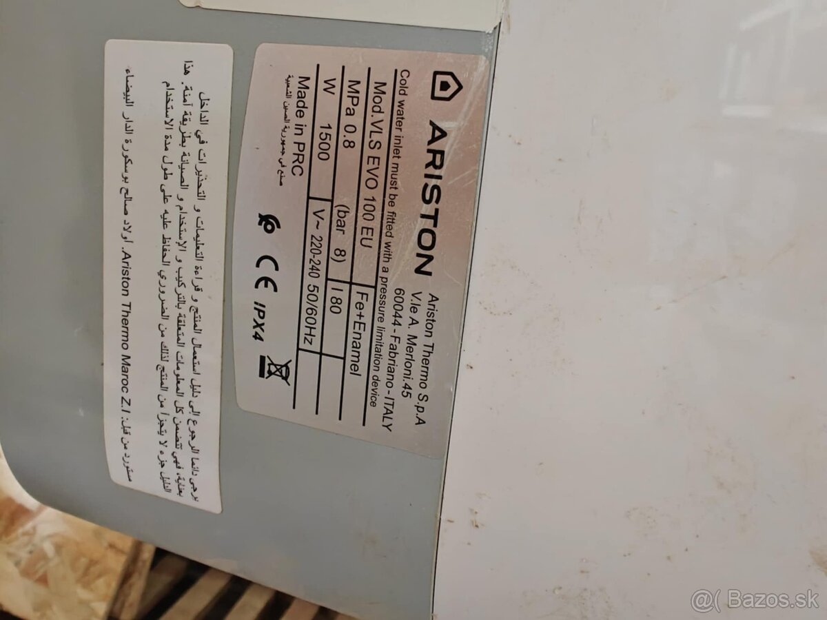 Elektrický ohrievač vody ARISTON Velis Evo 100 EU - 2