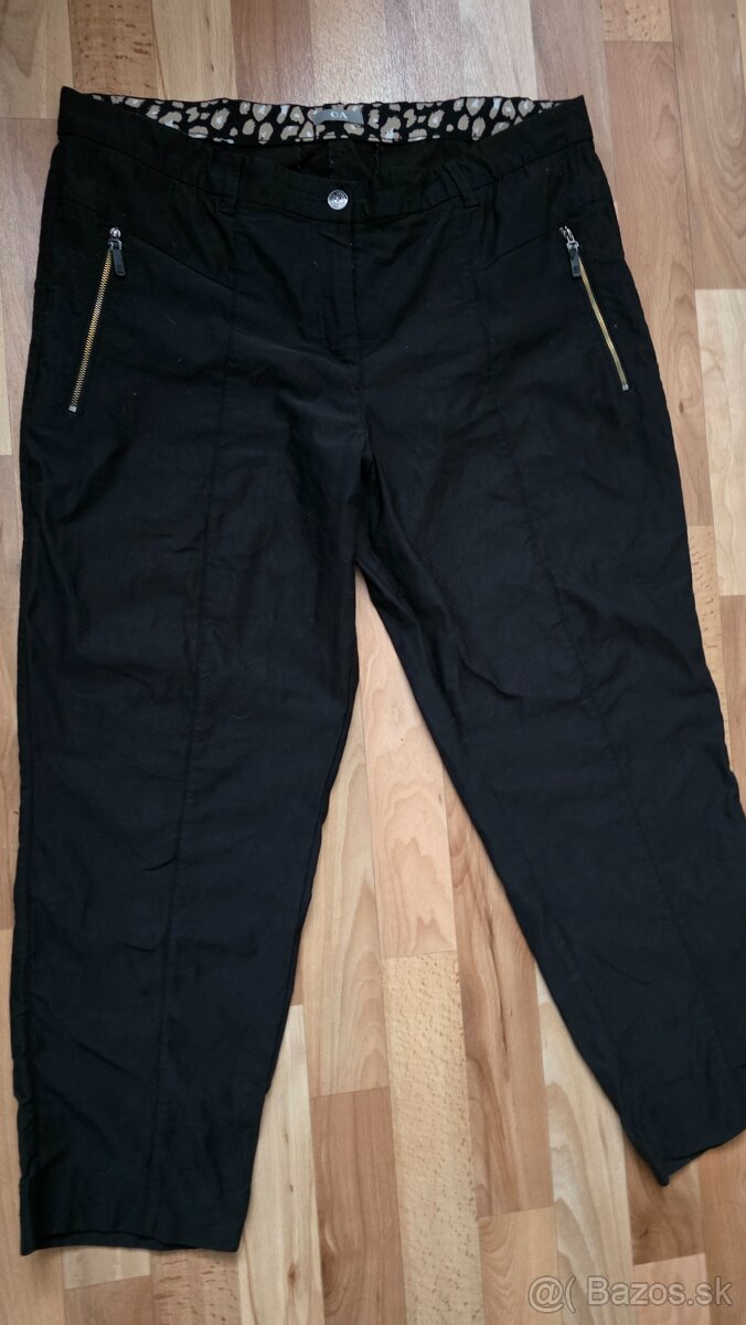 Zateplene cierne nohavice xn.C&A č.46 - 2