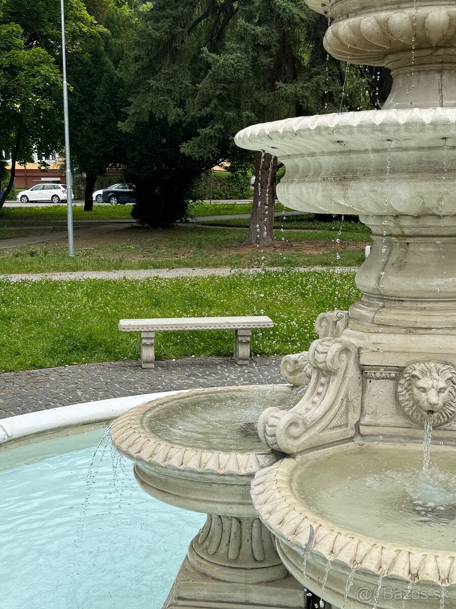 betonove okrasne lavicky 150cm/40cm - 2