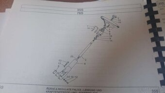 Hriadeľ volantu na Zetor 7340 polguľáč - 2