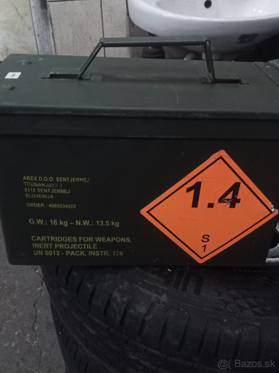 Vojenská bedna muničná bednička - 2