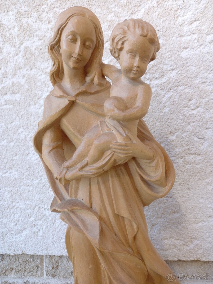 Drevorezba madona - 2