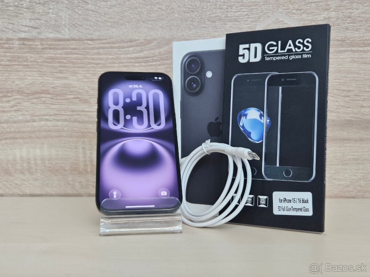 Apple iPhone 16 128GB Black | ZÁRUKA 12M - 2