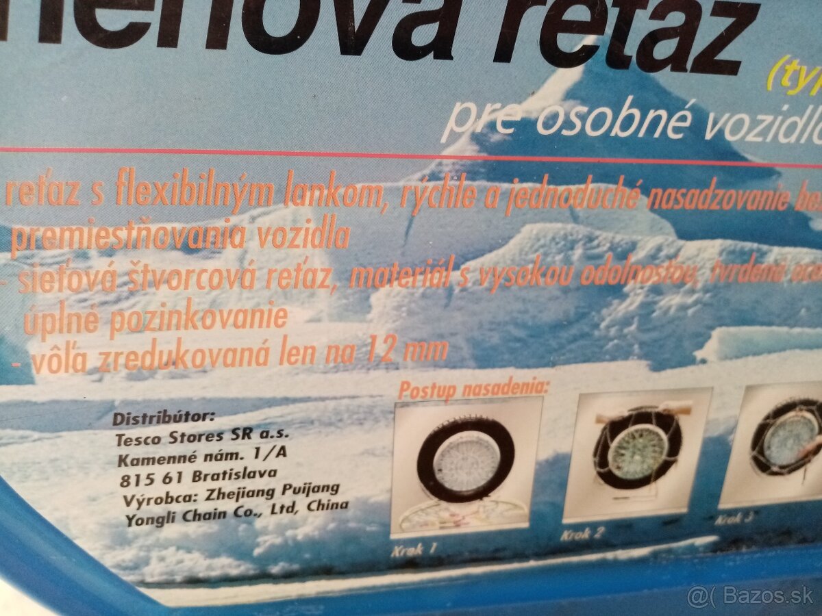 Reťaze do snehu či náročného terénu - 2