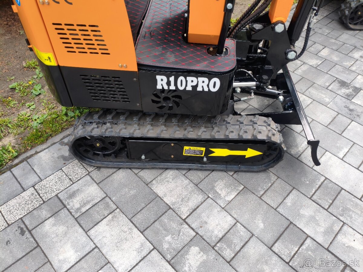 Nový minibager R10PRO 1200kg. - 2