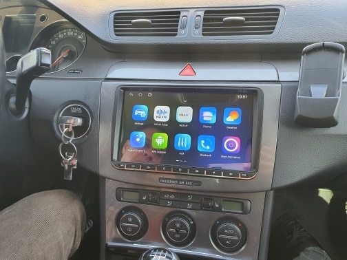 2DIN Autorádio 9" palcové , GPS, ANDROID, Car-play, wwifi, - 2
