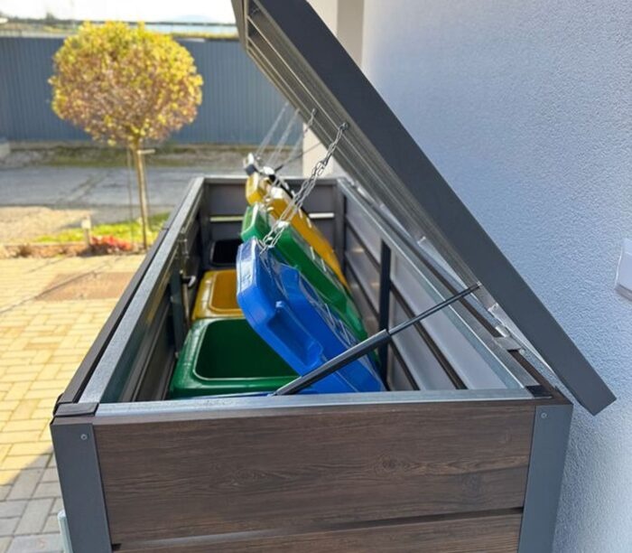 Box na odpadové nádoby 4 x 240 L - 2