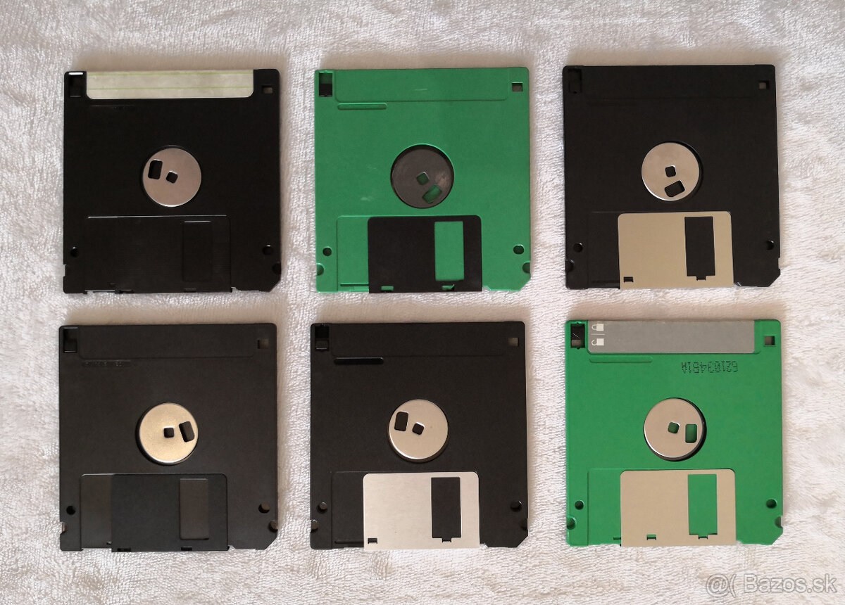 Original retro diskety 6ks - 2