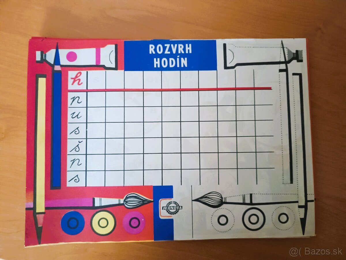 Coop JEDNOTA Retro rozvrh MALY+VELKY - 2