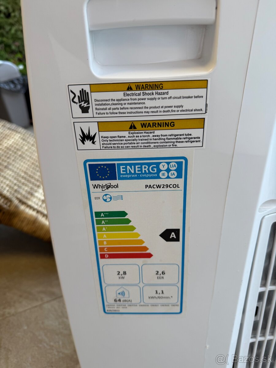 Whirlpool mobilna klimatizacia - 2