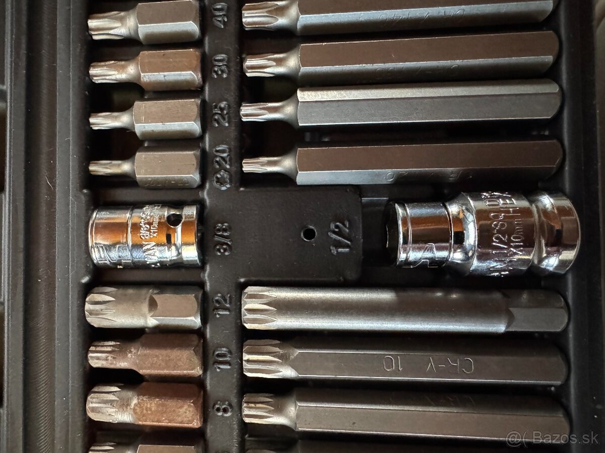 Sada bitov torx 41 dielna, CrV oceľ, plastový box - 2