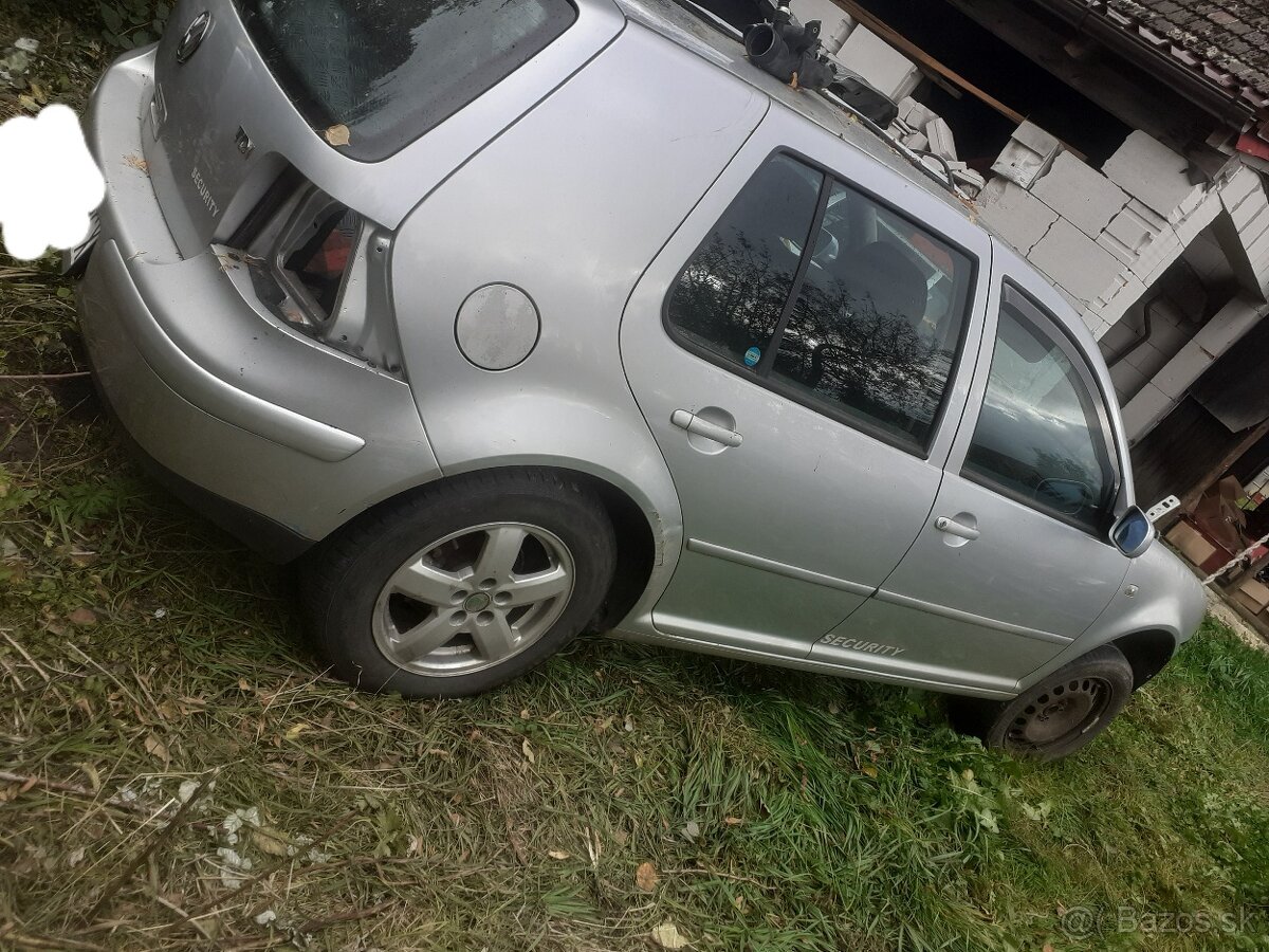Vw golf 4 1.9 tdi 81kw 2003 rozpredam - 2