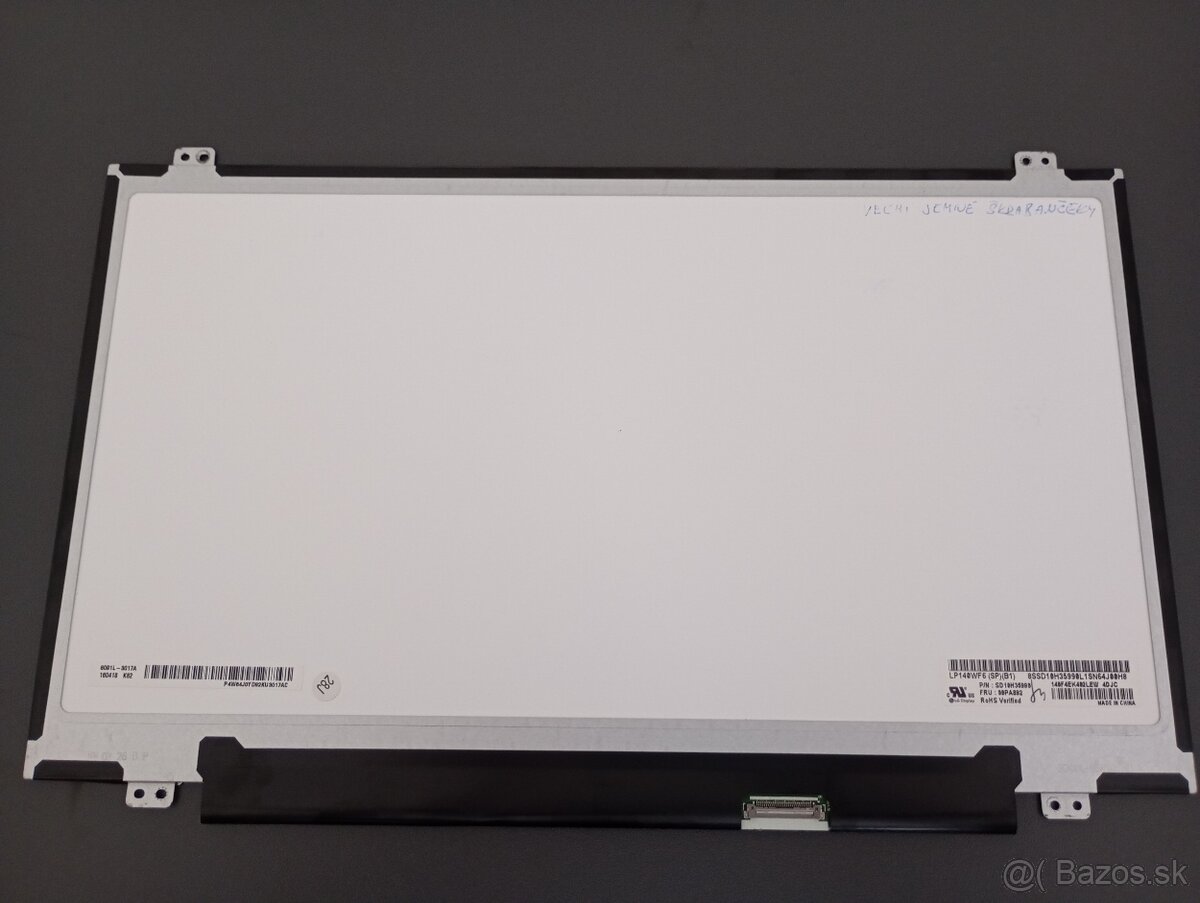 14" LED SLIM displej LP140WF6 30pin FULL HD IPS - 2