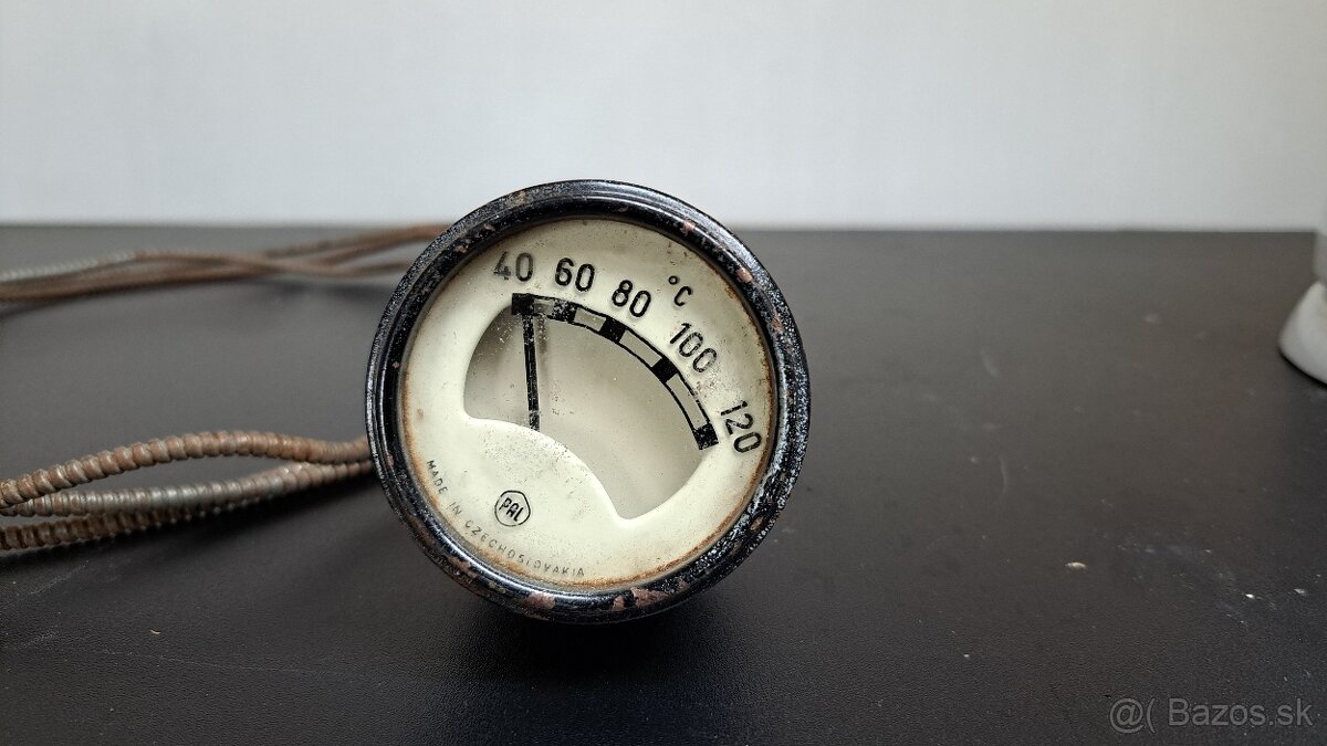 Kapilárový teplomer PAL - Zetor 25, Škoda 30, V3S atď - 2