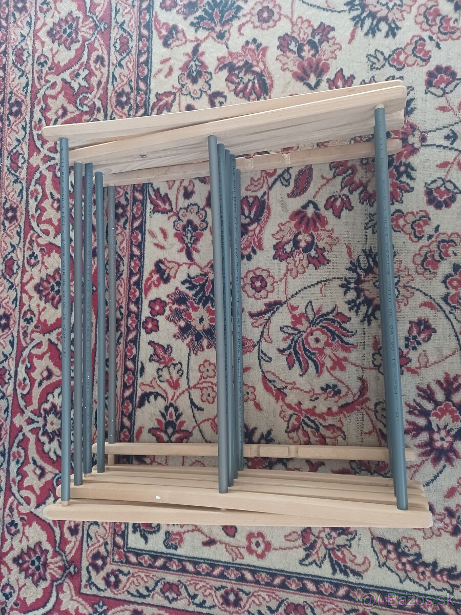 Drevený susiak na bielizen stojaci vertikálny - 2