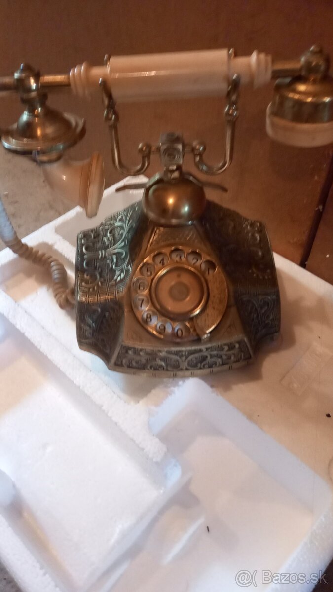 Barometer telefón svietnik džbán. - 2