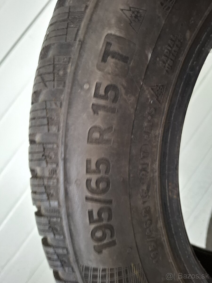 Zimné pneumatiky Continental 195/65 R15 - 2