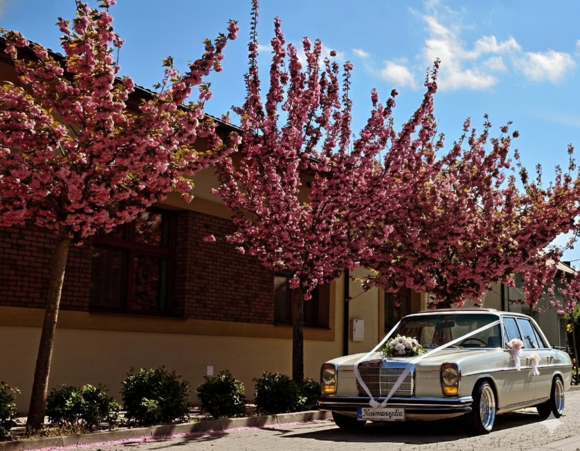 Auto na svadbu - Mercedes w115 - 2