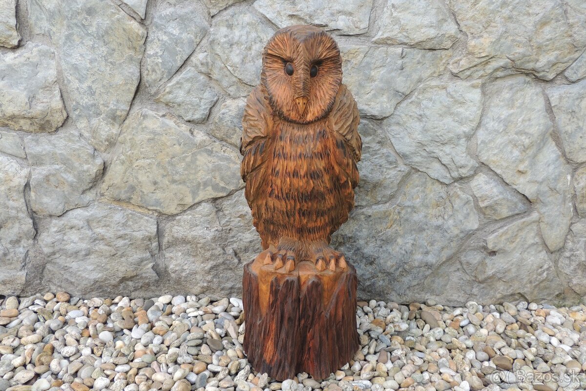 Drevorezba sova - 2