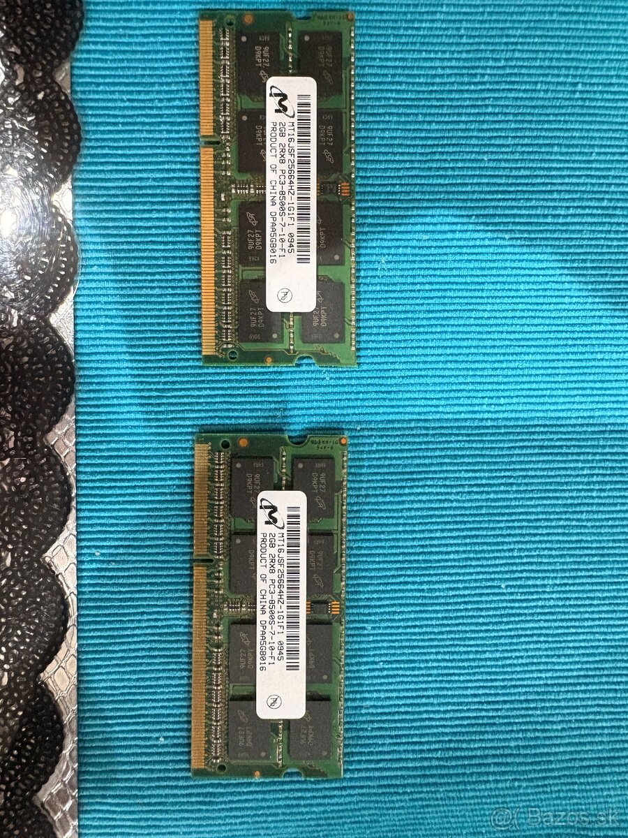 2gb pamäť RAM DDR 3 - 2