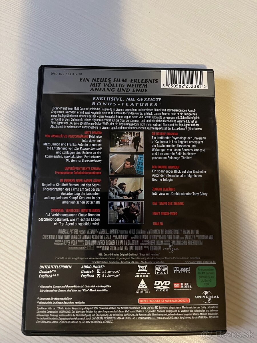 DVD film: Agent bez minulosti - 2