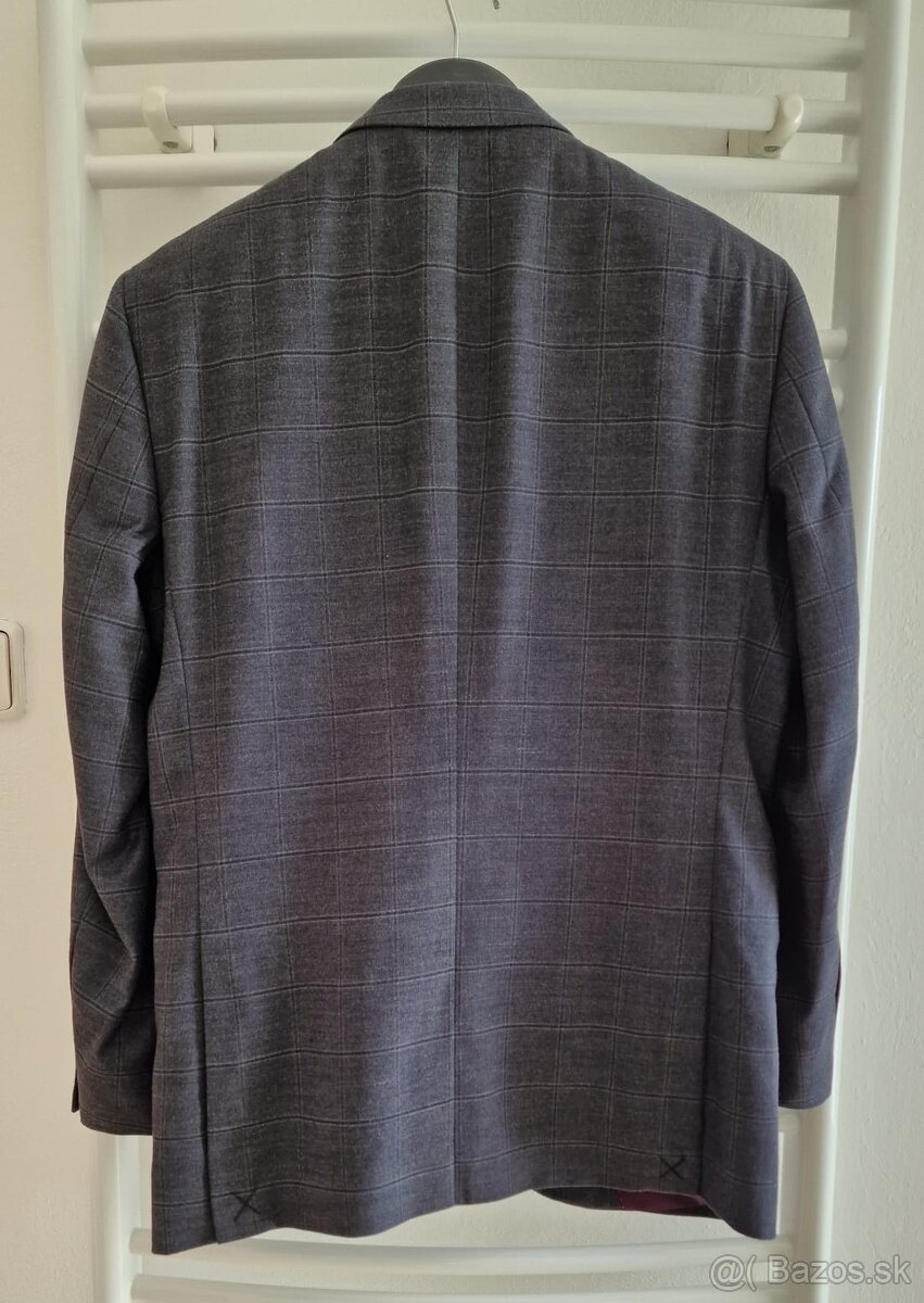 Pánsky vlnený oblek BANDI veľkosť 48/170 a bavlnená košeľa - 2