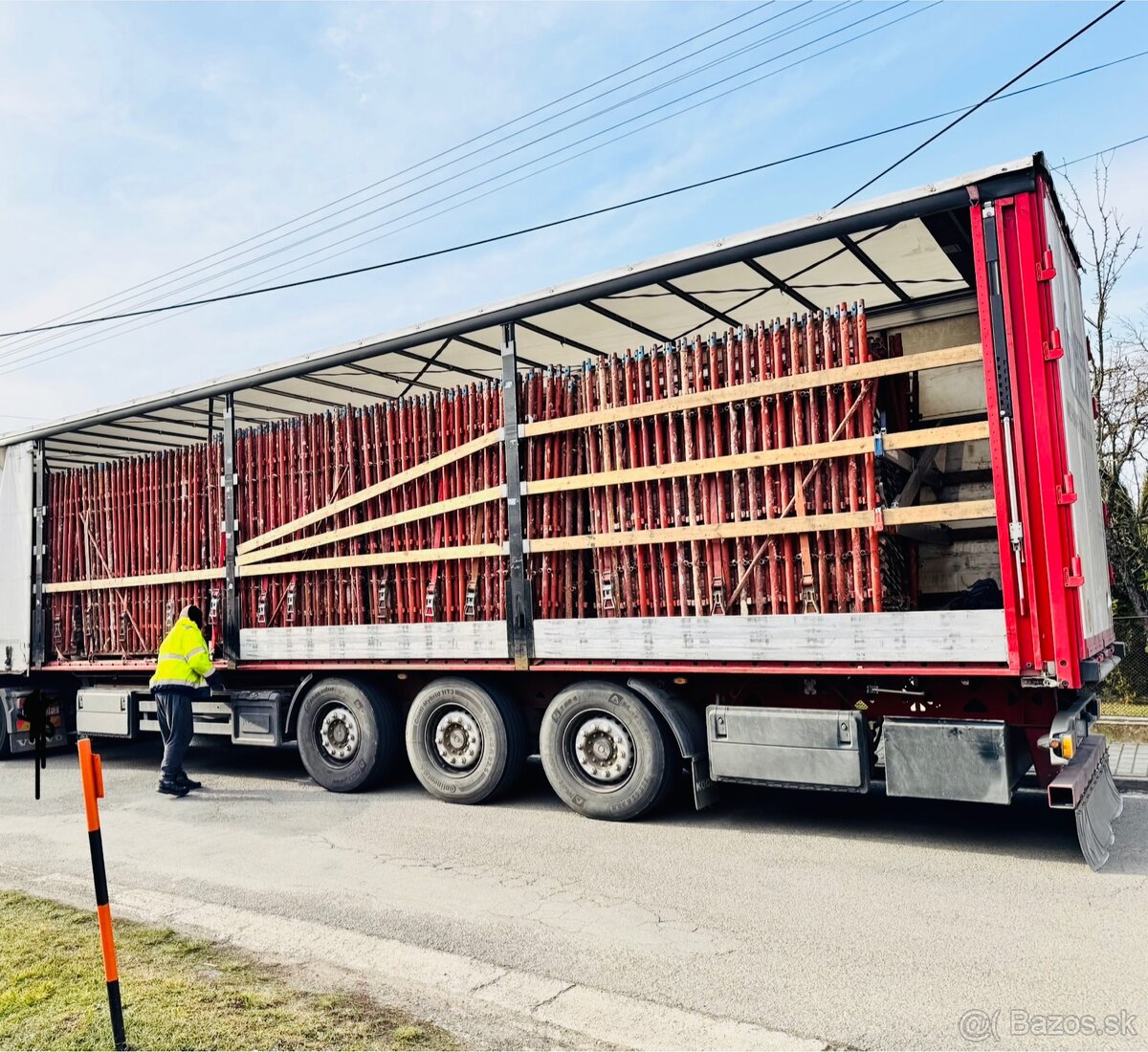 Talianske stavebné fasádne široké lešenie - 2