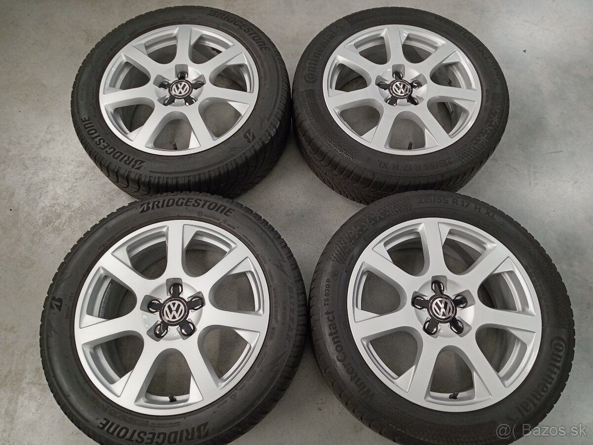 Predam zimne ALU 5x112 R17 7J ET37 VOLKSWAGEN PASSAT B8 - 2