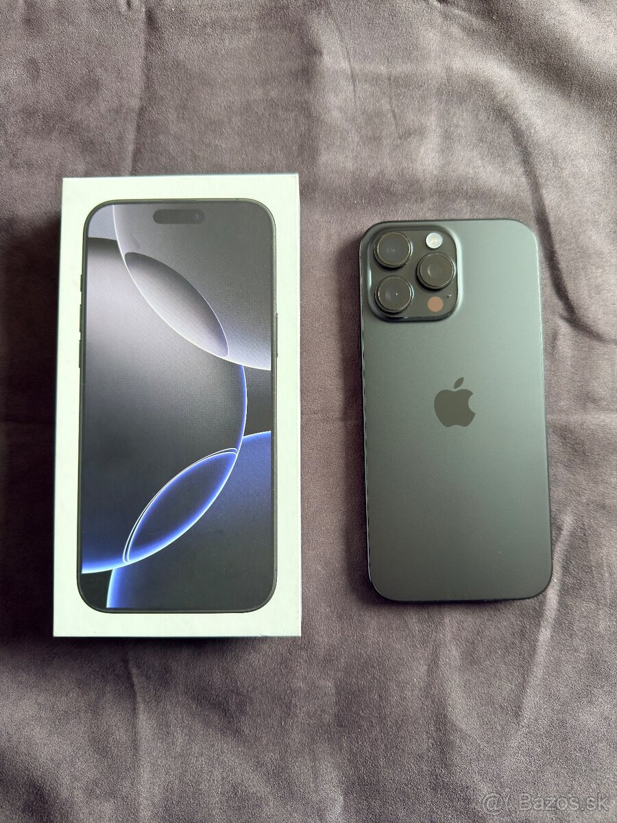 iPhone 16 pro max 256gb black titanium - 2